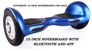 10 Inch Hoverboard with Bluetooth and App