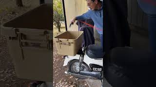 Changing the Top Box to Khaki [HONDA Cross Cub 50] #shorts