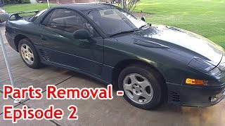 Mitsubishi 3000 GT - 1992 Classic - Episode 2 - Engine Bay Parts Removal