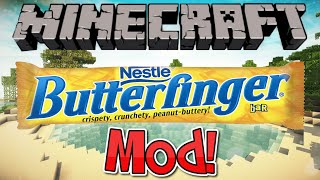 Minecraft 1.7.10 Mod - The Butterfinger Mod | PEANUT BUTTER GOODNESS!