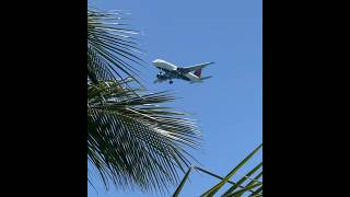 A Delta Airbus arriving in Key West