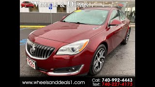 2017 Buick Regal Sport Touring Sedan with a 2.0L 4 cylinder turbocharged engine