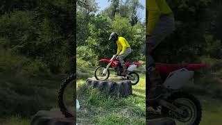 #Berad and my #crf150r 😅 #honda #hondacrf #wheelie #stunts #enduro #dirtbike #crf #crf150