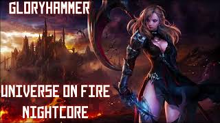 GLORYHAMMER - Universe On Fire Nightcore (Lyrics in Desc.)