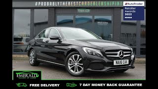 2016 16 MERCEDES-BENZ C-CLASS 2.0 C350 E SPORT 4D 208 BHP/NA16 CAX