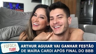 Arthur Aguiar vai ganhar festão de Maíra Cardi após final do BBB