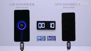 Xiaomi 100W Fast Charger 17 minutes full of 4000mAh battery