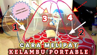 CARA LIPAT KELAMBU PORTABLE | KELAMBU ANTI NYAMUK! KELAMBU TENDA Gampang & Mudah ‼️TopibulaT