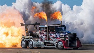 Jet Truck (Shockwave) vs Plane! Drag Racing