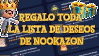 🎁Regalando a suscriptores toda su lista de deseos de Nookazon!