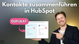 HubSpot Duplikate | Kontakte zusammenführen | Anleitung