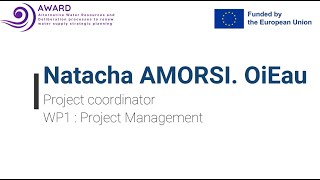 AWARD Project Coordination Work Package 1 - Natacha AMORSI OiEau - 2024 French version