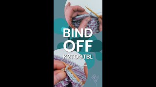 Bind Off K2TOGTBL | Knitting Tutorial |  #knitting #knittingtutorials #tutorial #knit