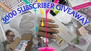 3000 Subscriber Giveaway Unboxing Sponsored By Madam Glam- Born Pretty- Yasterd- Colorfuljuly