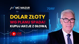 Dolar Złoty wg planu spada. Kupuj akcje z głową.