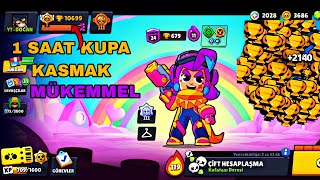 1 SAATE KUPA KASMAK - (+2050  KUPA)// #brawlstars #brawlstarsmemes #brawl #supercell #gaming