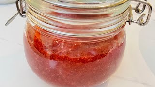 Strawberry Jam (स्ट्रॉबेरी जैम) | Quick & easy recipe