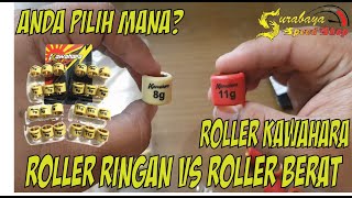 PILIHAN TEPAT PAKAI ROLLER RINGAN VS ROLLER BERAT || REVIEW ROLLER KAWAHARA SCOOPY FI