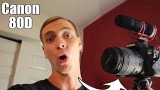 Canon 80D /w 18-135mm Lens! (Unboxing)