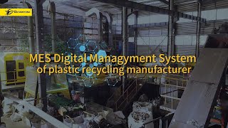 MES Digital Managyment System of plastic recycling manufacturer #msw #mrf #recycling #plastic