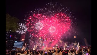 National Day Parade 2024 | FIREWORKS + NDP AUDIO SYNC | Spectacular fireworks + music choreography!