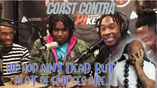 HIP HOP PRODUCER REACTS TO: Coast Contra Freestyle on The Come Up Show Live Hosted By Dj Cosmic Kev.