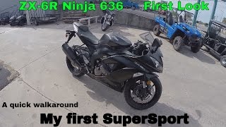 Kawasaki ZX6R Ninja 636- First look - I'm in love and out of breath