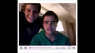 Twitcam de Peter Lanzani y Gaston Dalmau | 10/10/2010