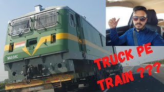 🚆Train on Road ?? || Lucknow To Delhi 🚘