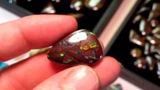 Flashy Koroit Boulder Opal Cab - 013