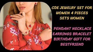 CDE Jewelry Set for Women |  Birthday Gift for girlfriend | Best Jewelry 2020