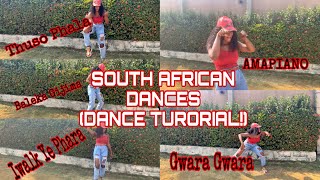 HOW TO DANCE : How To Do FIVE (5) POPULAR DANCES FROM SOUTHAFRICA (DANCE TUTORIAL )