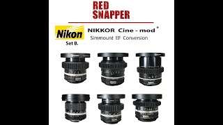 Nikkor Cinemod | B-Set (KOMODO 6K 17:9) By REDSNAPPER