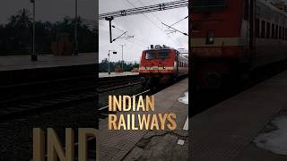 A Peaceful Village Indian Railway station.Train Travel.Rural village people lifestyle.Train video