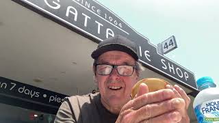 Eating Pies - Coolangatta Pie Shop.