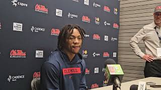 @APaSwECit Post Game LB TJ Dottery No 5 OLE MISS beats Wake Forest, 40-6.