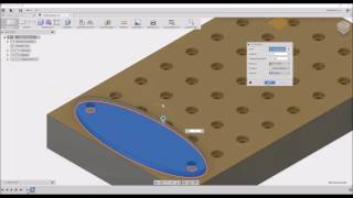 Fusion 360: Das Schild und die Aufspannplatte (Teil 2)