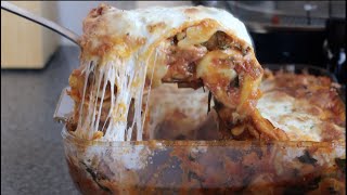 Cheesy Baked Tortellini | Recipe and Mukbang | *Extra Cheesy* | Easy Recipe | ASMR