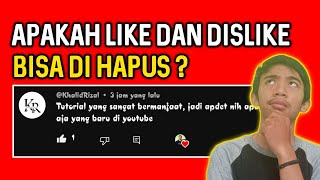 Cara Menghapus Suka Dan Tidak Suka Pada Komentar YouTube