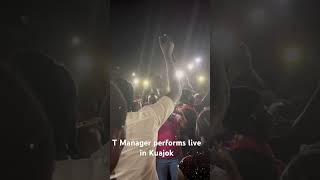 T Manager  made the crowd sing his Rabuna hit in Kuajok