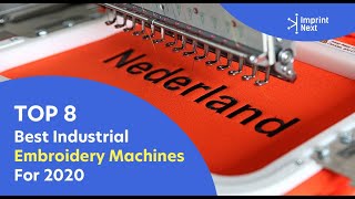 Top 8 Best Commercial Embroidery Machines For 2020