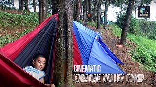 Cinematic Camping Berdua Ayah dan Anak || Karacak Valley Camp