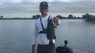 Lake St Clair smallmouth fishing! Biggest smallmouth I have caught to this day!