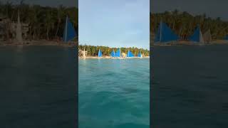 Mamasyal sa tubig ng boracay #boat #boatriding #shorts