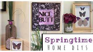 5 NEW Springtime Purple Collab @Crafting with Maria / EASY bathroom DT DIYs