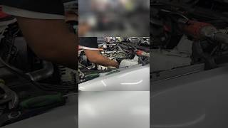 Removing a starter on a 328i BMW #mechanic #automobile #car #diy #bmw