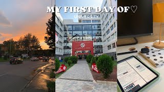 MY FIRST DAY OF UNIVERSITY| University of Georgia 🇬🇪 #studyabroad