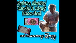 Ginataang Alimasag/Talangka  sa Labong o Bamboo Shoot ni Manong Tagz