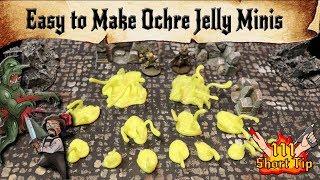 Easy to Make OCHRE JELLY Minis for D&D (DM's Craft Short Tip #111)