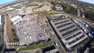 Sheffield Olive Grove Bus Depot 2hr Long Drone Circle